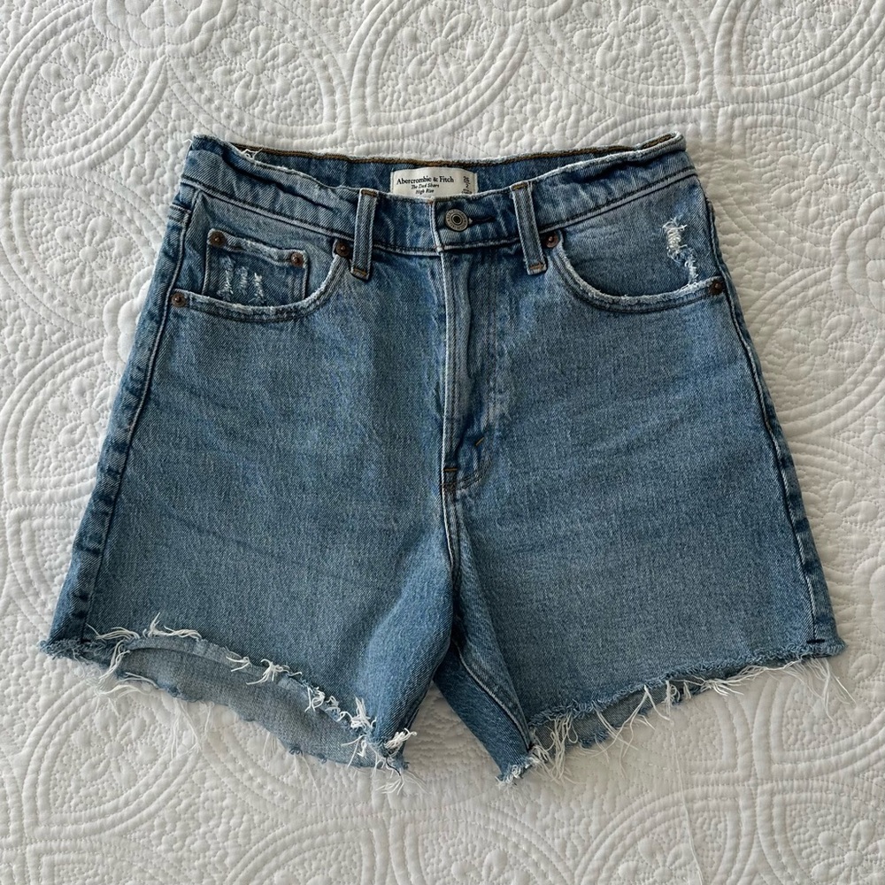abercrombie high-rise dad short